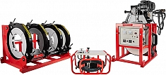 Гидравлический стыковой сварочный аппарат для пэ труб Gas Fusion Red-1600