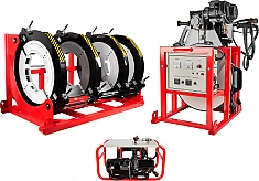 Гидравлический стыковой сварочный аппарат для пнд труб Gas Fusion Red-1000